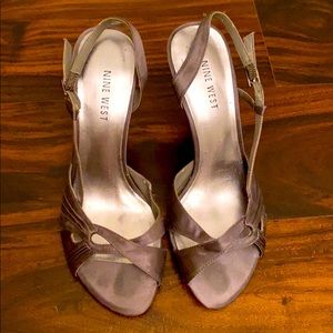 Nine West grey heels
